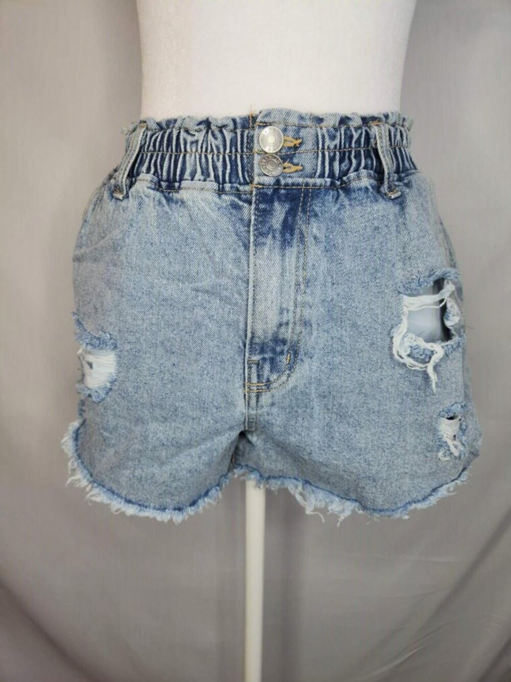 Denim shorts